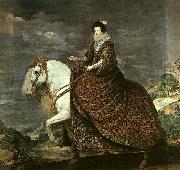 VELAZQUEZ, Diego Rodriguez de Silva y Queen Isabel of Bourbon Equestrian oil painting picture wholesale